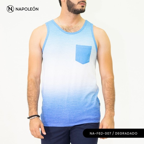 Camiseta caballero / Celeste Degradado