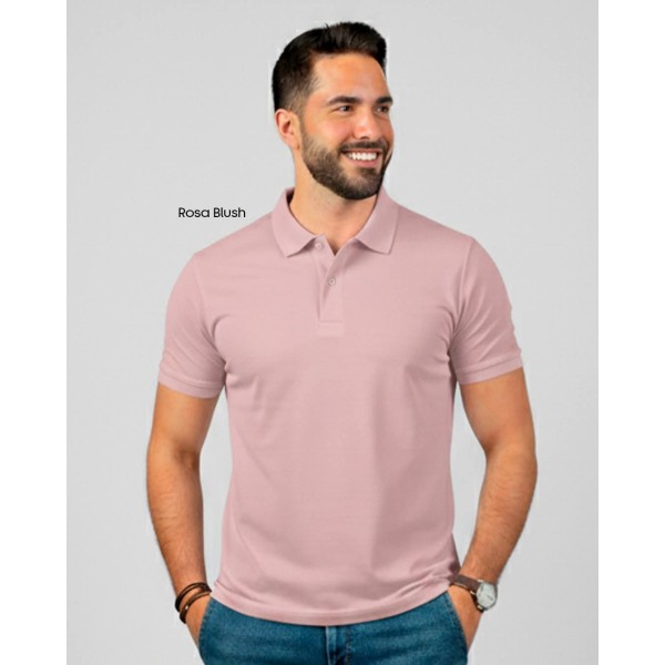 PLAYERA POLO PIQUE PC / Rosa Blush