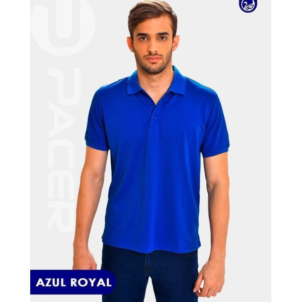 PLAYERA POLO PIQUE PC / AZUL ROYAL