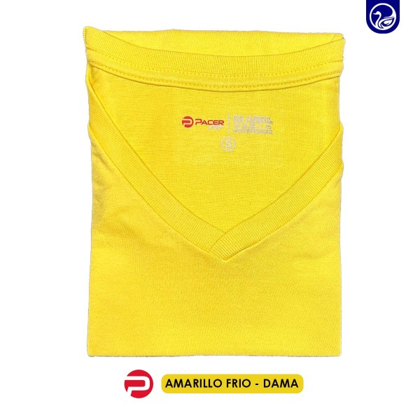 Blusa Cuello V Pacer AMARILLO FRIO