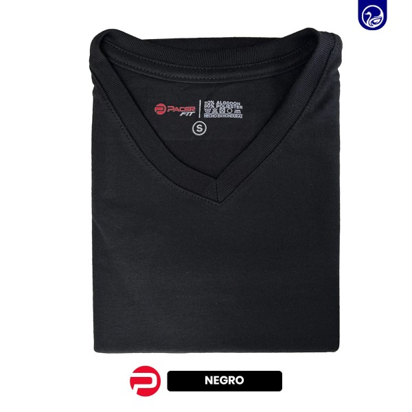 Playera Cuello V Pacer NEGRO