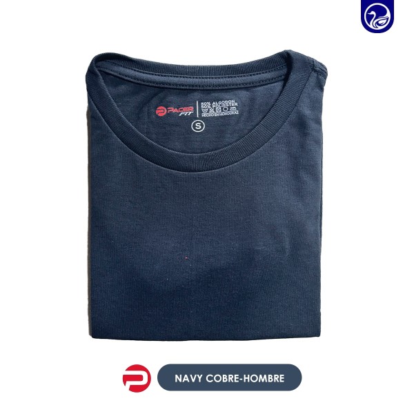 PLAYERA CUELLO REDONDO PC / NAVY COBRE
