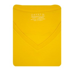 Playera de Dama Cuello V Amarillo