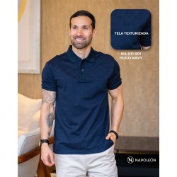 PLAYERA POLO PREMIUM NA-X31-501-NV XL HUGO NAVY